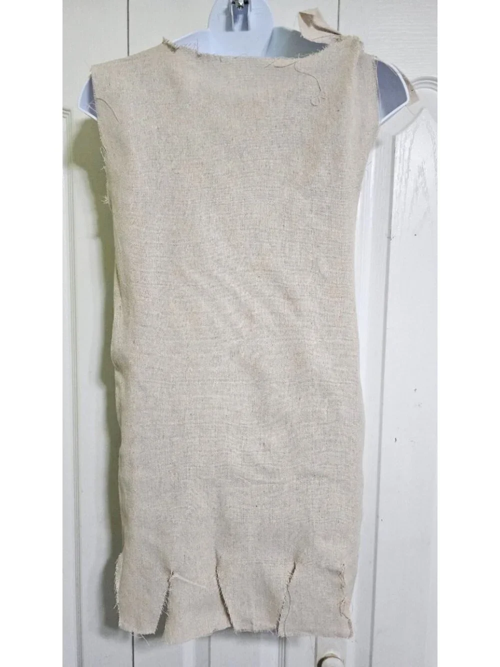 Harry Potter Dobby Costume Kids 7-8 Full Head Mask House Elf Tunic Halloween